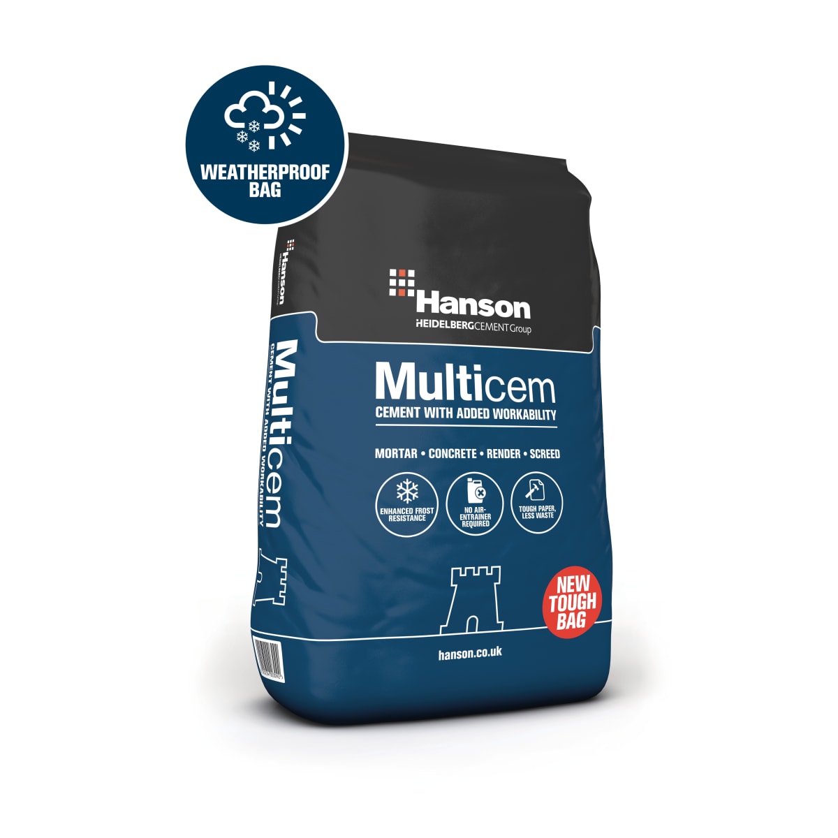 Product image for Heidelberg Materials Multicem Cement OPC Tough Bag 25kg