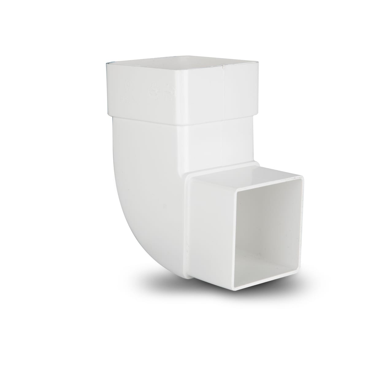 Product image for Square Downpipe To Cast Iron Adaptor White 65mm