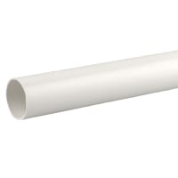 OsmaWeld 2Z073W Plain Ended Pipe 3m x 50mm (L x Dia) White