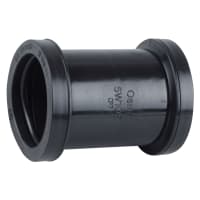 Osma 5W105B Push Fit Double Socket 40mm (Dia) Black