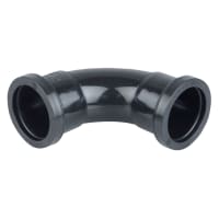 Osma 5W161B Push Fit Bend 87.5 Deg 40mm (Dia) Black