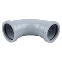 Osma 5W161G Push Fit Bend 87.5 Deg 40mm (Dia) Grey
