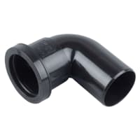 Osma 5W260B Push Fit Spigot Bend 90 Deg 40mm (Dia) Black