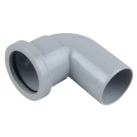 Osma 5W260G Push Fit Spigot Bend 90 Deg 40mm (Dia) Grey