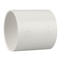 Wavin Osma Double Socket Pipe 48 x 40mm White