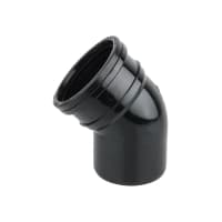 Wavin OsmaSocket 45° Seal Socket Bend 110mm Black