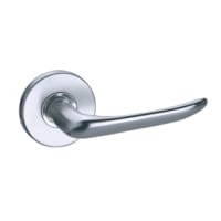 Assa Abloy 696 Lever on Round Rose Satin Chrome