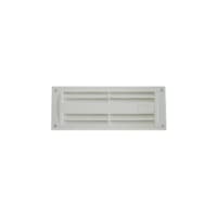 Louvre Ventilator and Flyscreen 229 x 76mm White