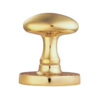 Carlisle Brass Victorian Mortice Knob Mushroom Polished Chrome