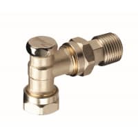 Danfoss RLV-D Compression Fit Valve With Lockshield 15mm