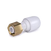 Wavin Hep2O straight tap connector with brass nut 0.75
