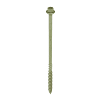 TIMCO Hexagonal Head In-Dex Timber Screws 150 x 6.7mm Olive Green