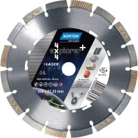 Norton Clipper Multipurpose Diamond Blade Silver 300mm Dia