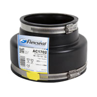 Fernco AC5144 Adaptor Coupling 125 x 100mm Black