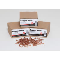 BLM Copper Annular Ring Shank Clout Nails 25mm Dia 350 Pieces 1kg