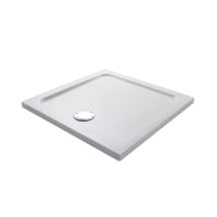 Mira Flight Low Square Shower Tray 760 x 760mm White