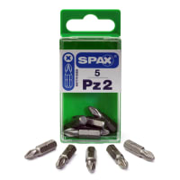 SPAX Driver Bits PZ2 Pack of 5