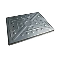 EJ Single Seal Manhole Cover and Frame 10T 600 x 450mm Steel Frame