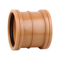 Wavin OsmaDrain Slip Coupler 110mm Brown