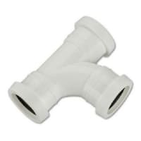 Polypipe Waste Push Fit 91.25° Swept Bend 40mm White