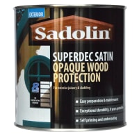 Sadolin Superdec Satin Paint 1.0L Black