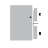 PanelStyle Splashpanel Extrusion H Joining 2400 x 10mm White