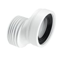 McAlpine Offset Rigid Flexible WC Connector 110mm x 4