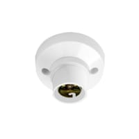 BG Electrical 3 Terminal Batten Lamp Holder White