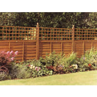 Grange Fencing Heavy Duty Square Trellis 32 x 182.8 x 3cm Brown