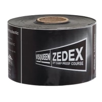 Visqueen Zedex High Performance Damp Proof Course 20m x 112.5mm Black