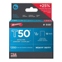 Arrow T50 Staples 12mm H Pack of 1250