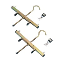 Zarges Roof Rack Clamps With Padlock Pack of 2