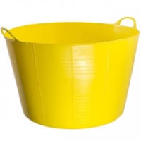 Red Gorilla Flexible Tub Extra Large 75 Litres Yellow