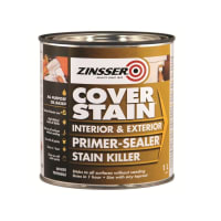 Zinsser Cover Stain Primer - Stain Blocker - Bond Coat 1L White