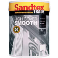 Sandtex Trade High Cover Smooth Masonry Paint 5L Black