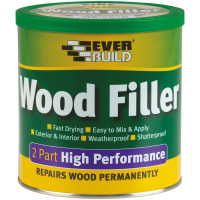 Everbuild 2 Part High Performance Wood Filler 1.4kg White