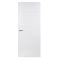 Premdor Premium Horizontal 4 Line Moulded Door 1981 x 762 x 35mm White