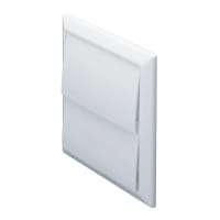 Domus Ventilation Gravity Flap Outlet 155 x 155 x 30mm White