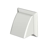 Domus Ventilation Cowled Outlet With Damper 155 x 155 x 100mm White