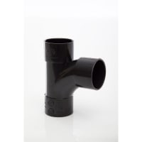 Polypipe 92.5° Swept Tee 32mm Black WS21B
