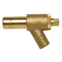 PolyPlumb PB3615 Spigot Draincock 15mm Brass