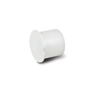 Polypipe Waste Push Fit Socket Plug 37 x 48 x 40mm White