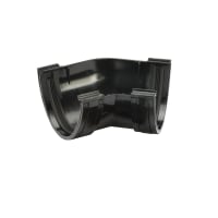 Polypipe Polyflow 135° Deep Capacity Gutter 117mm Black