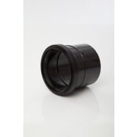 Polypipe Soil Single Socket Coupler 110mm Black