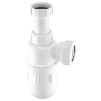 McAlpine Water Seal Adjustable Inlet Bottle Trap 75mm x 31.75mm White