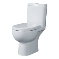 Essential Lily Cistern Set Closed Couple No Seat 830 x 360mm White