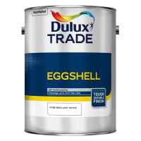 Dulux Trade Eggshell 5 Litres Brilliant White