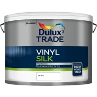 Dulux Trade Vinyl Silk 10 Litres White