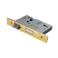 Eurospec Easi T 5 Lever Sash lock 65mm Satin Stainless Brass