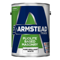 Armstead Trade Pliolite Based Masonry 5L Brilliant White